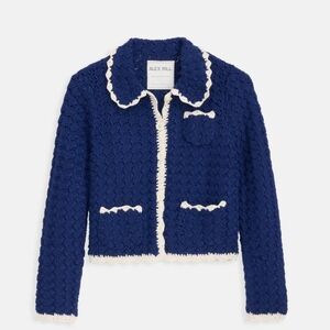 Alex Mill Molly Hand- Crochet Cardigan Size Medium NWOT